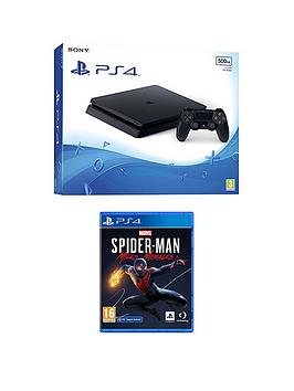 Sony Playstation 4 500Gb Console With Marvel Spider-Man Miles Morales