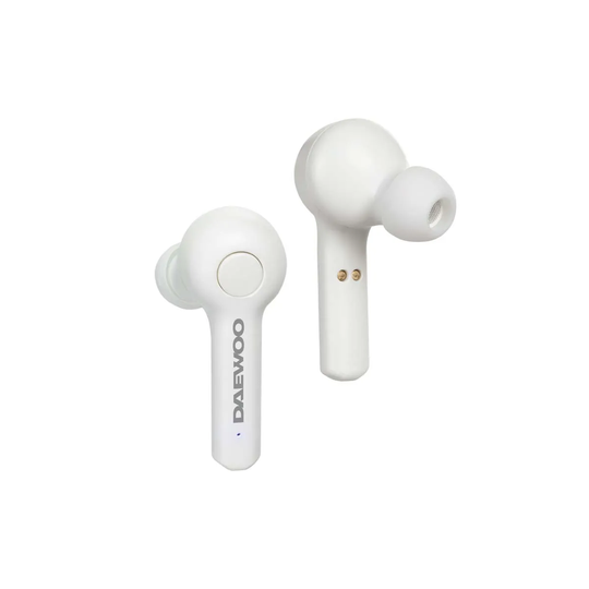 Daewoo TWS Earphones With Charge Pad White