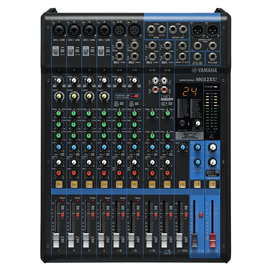 Yamaha MG12XU Analog USB Mixer with Faders