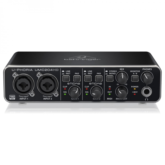 Behringer U-PHORIA UMC204HD USB Audio Interface