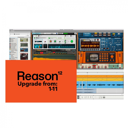 Reason 12 Upgrade from Reason 1 - 11