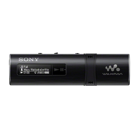 Sony NWZ-B183B Portable Walkman with Built-in USB - Black