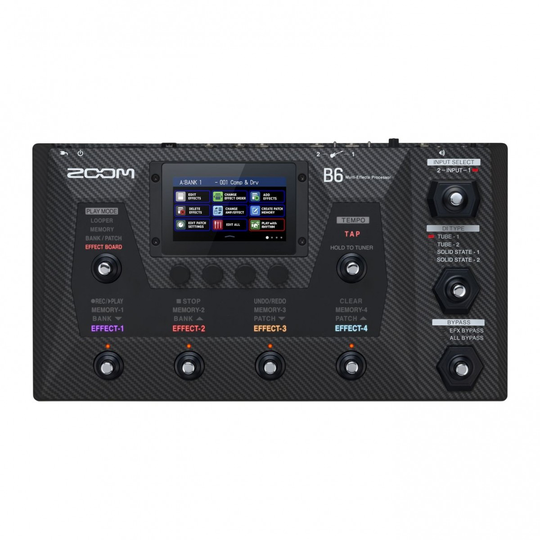 Zoom B6 Multi Effects Bass Processor