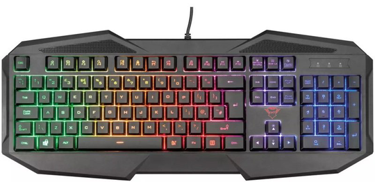 Trust Gaming 22514 GXT 830-RW Avonn Gaming Keyboard LED Illuminated, UK Layout , Black