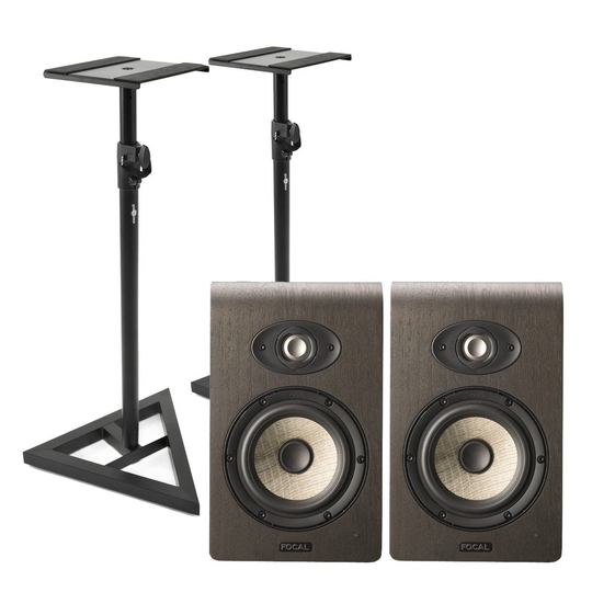 Focal Shape 50 Studio Monitors (Pair) With Stands
