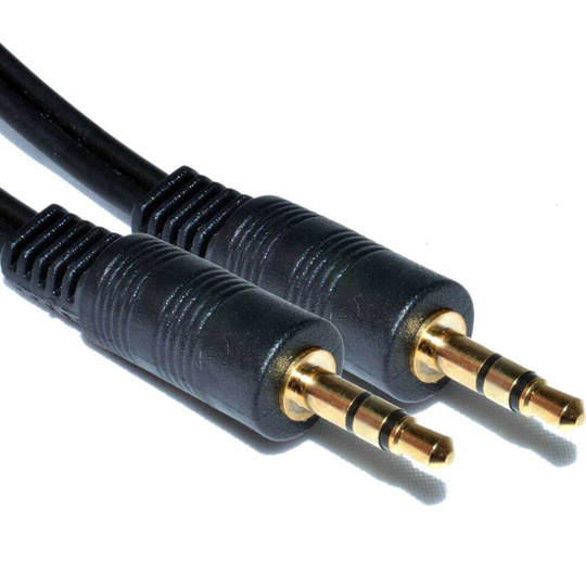 kenable 3.5mm Stereo Jack to Jack Audio Cable Lead Gold 2m