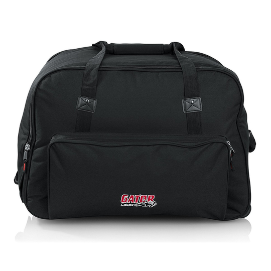 Gator GPA-712SM Small Format 12 Portable Speaker Bag with Wheels