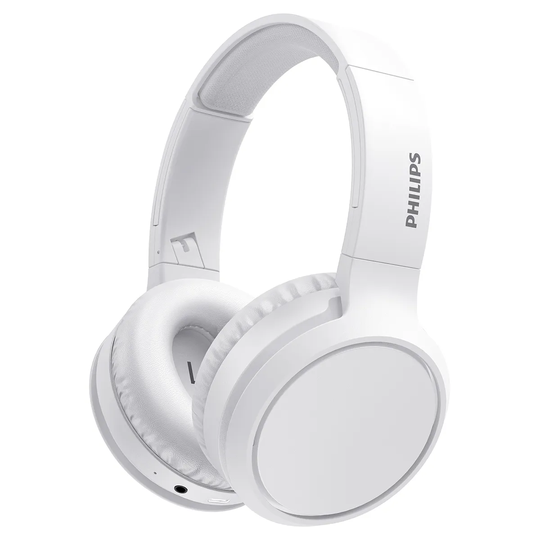 Philips Wireless Bluetooth Foldable Headphones with Bass Boost - White