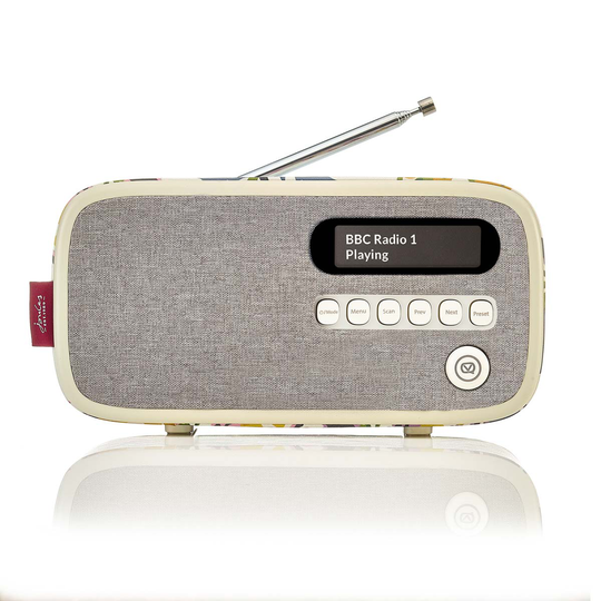 VQ Dexter DAB/DAB+ Digital & FM Radio - Joules Cambridge Floral Cream