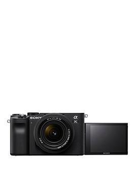 Sony Alpha 7 C, Full-Frame Mirrorless Interchangeable Lens Camera With Sony Fe 28-60Mm F4-5.6 Zoom Lens - Black