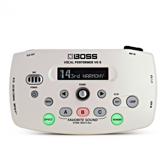 Boss VE-5 Vocal Performer Vocal Processor White