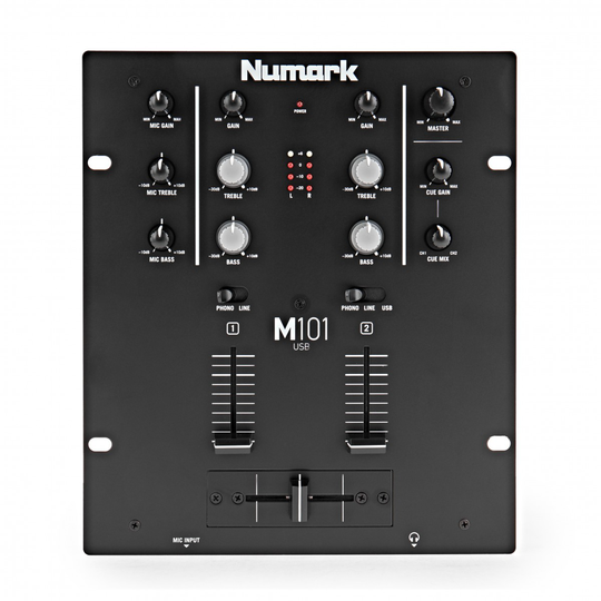 Numark M101USB 2 Channel DJ Mixer With USB Connectivity