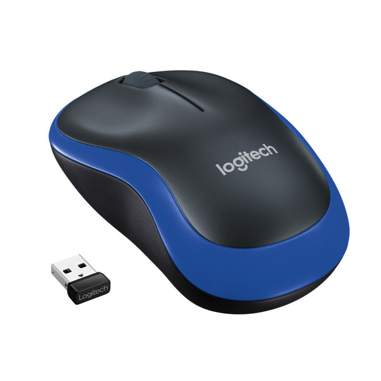 Logitech M185 Wireless Mouse Blue