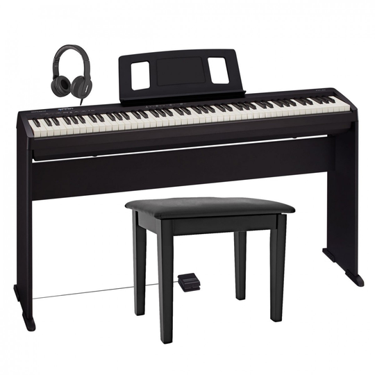 Roland FP 10 Digital Piano Deluxe Bundle Black