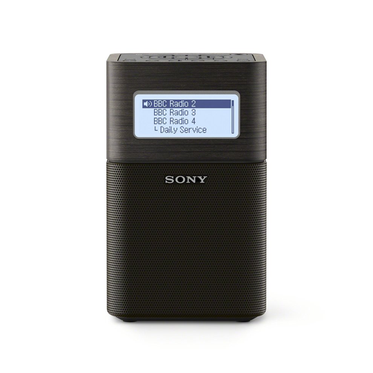 SONY XDRV1BTDB.CEK Portable DAB/DAB+ Clock Radio with Bluetooth - Black