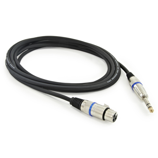 XLR (F) - Stereo Jack Cable 1m