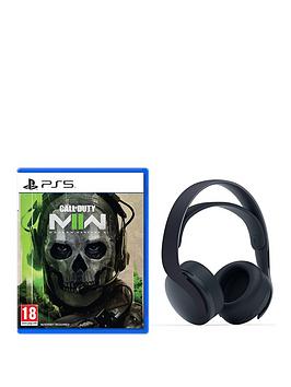Playstation 5 Call Of Duty: Modern Warfare Ii And Pulse 3D Wireless Gaming Headset - Black