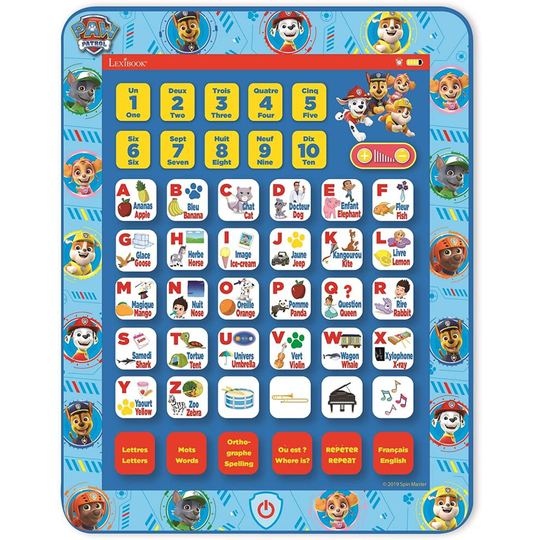 Paw Patrol Bilingual French/English Educational Tablet