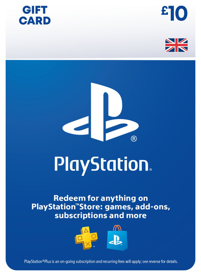 PlayStation Store 10 GBP Gift Card