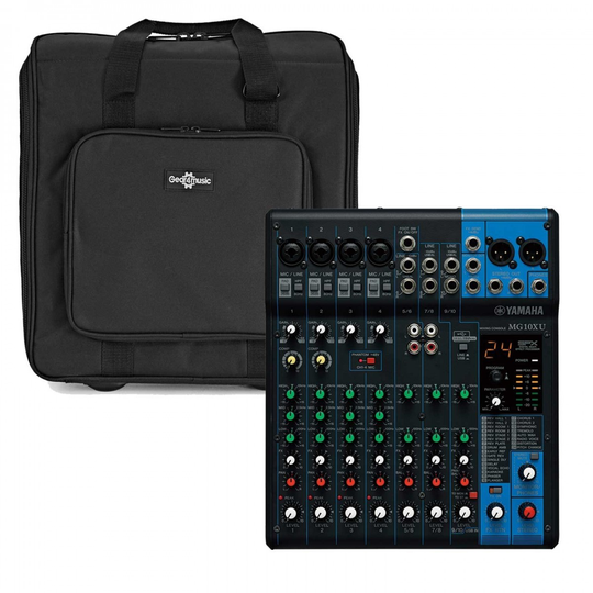 Yamaha MG10XU Analog USB Mixer with Gear4music Bag