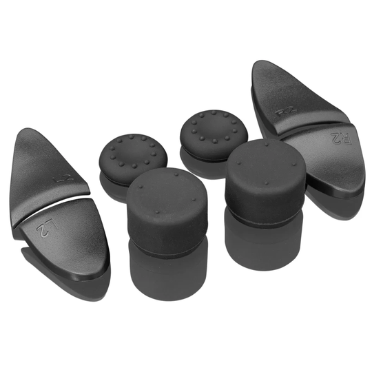 White Shark Hook PS5 Controller Button Kit - Black
