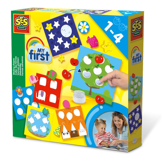 Ses Creative Children's My First Sticking Shapes Set Unisex 1 To 4 Years Mu 14428