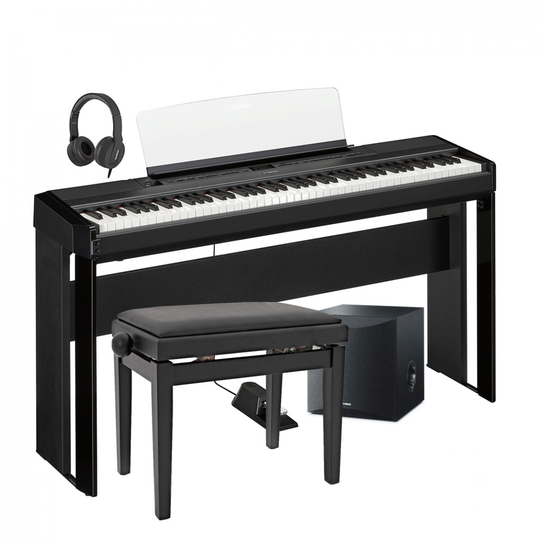 Yamaha P515 Digital Piano Pedal Package Black