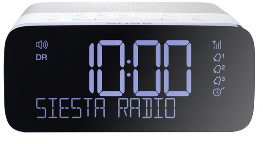 Pure Siesta Rise DAB+/FM Bedside Alarm Clock - White