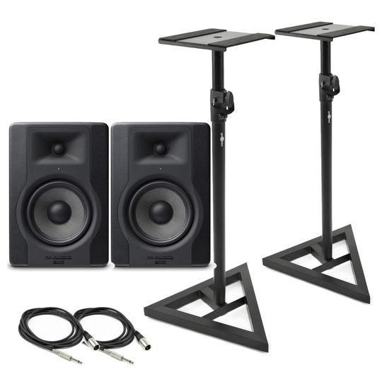 M-Audio BX5-D3 Monitor Pair with Stands & Cables