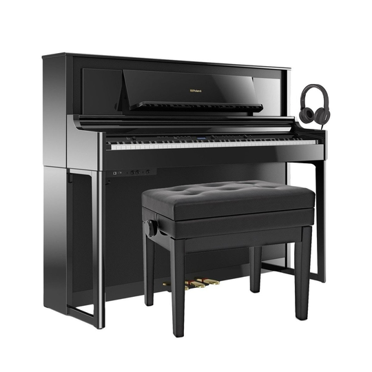 Roland LX706 Digital Piano Package Polished Ebony