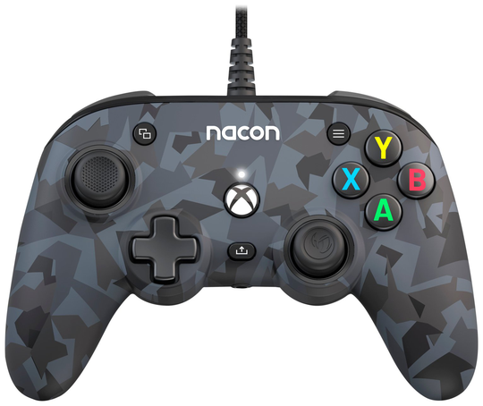 Nacon Pro Compact Xbox & PC Wired Controller - Camo Grey