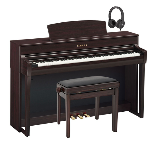 Yamaha CLP 745 Digital Piano Package Rosewood