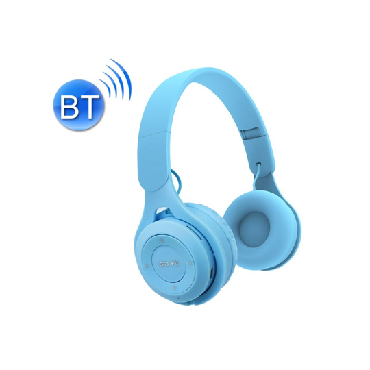 (Blue) Casieblue Wireless Headphone Bluetooth Headset Mic