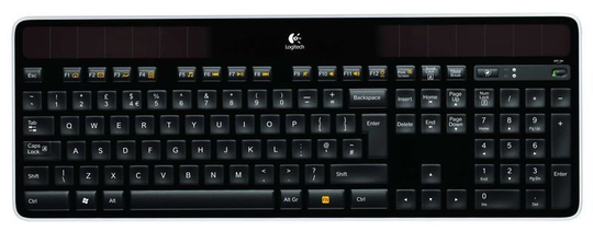 Logitech Wireless Solar Keyboard K750 UK layout