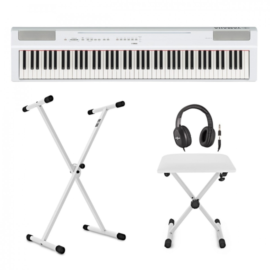 Yamaha P125A Digital Piano X Frame Package White