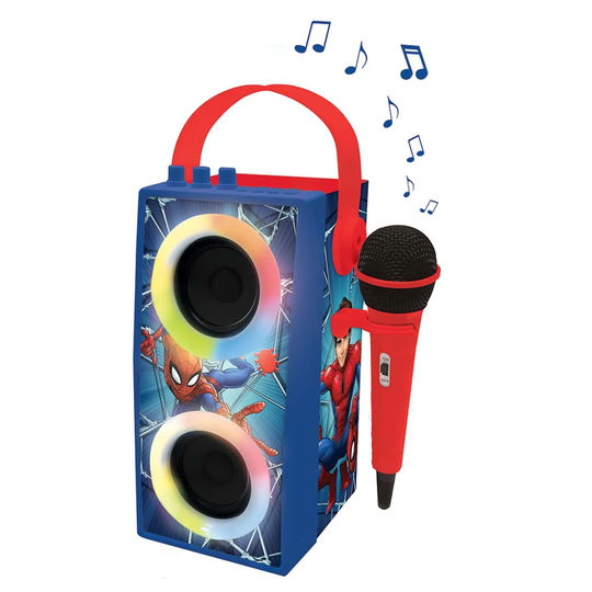 Lexibook Spider-man Portable Bluetooth Speaker With Lights & Microphone