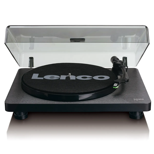 Lenco L-30BK Turntable with USB/PC Encoding - Black