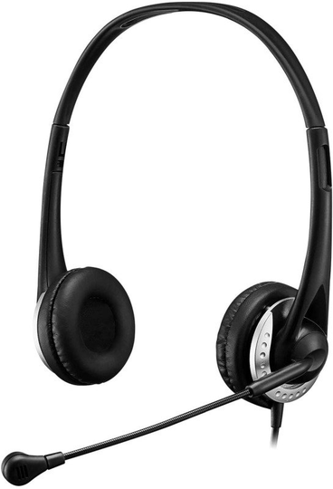 Adesso Xtream P2 USB Wired Stereo Headset with Adjustable Noise-Canceling Microphone