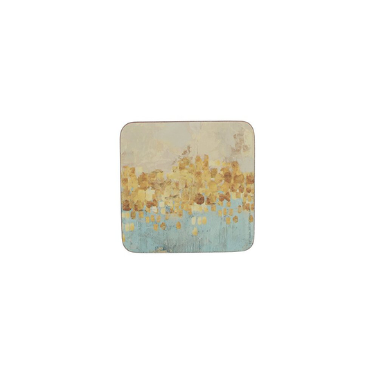 Creative Tops Golden Reflections Pack Of 6 Premium Coasters