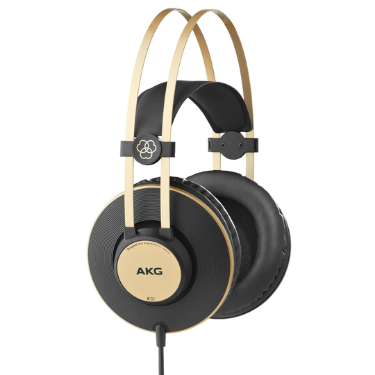 AKG K92 Closed Back Headphones Black/Gold