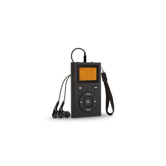 Portable DAB/DAB+ & FM Radio, Rechargeable Battery Powered Portable DAB Radios Pocket Digital Radio with USB Charging for 8 Hours Playback