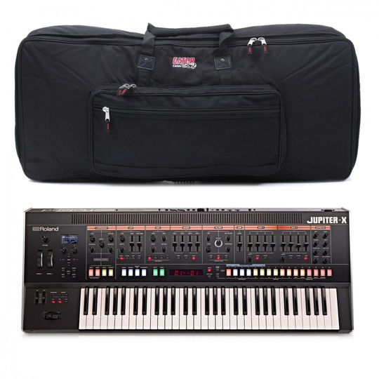 Roland Jupiter-X 61 Key Synthesizer with Gator Bag
