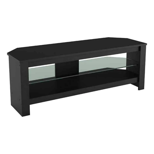 AVF Calibre 115cm Black Oak TV Stand with Glass Shelf