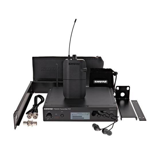 Shure PSM300-T11 Wireless Monitor System with SE112 Earphones