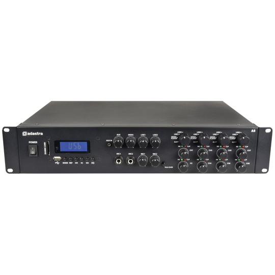 Adastra A8 Quad Stereo Amplfier 8x200W