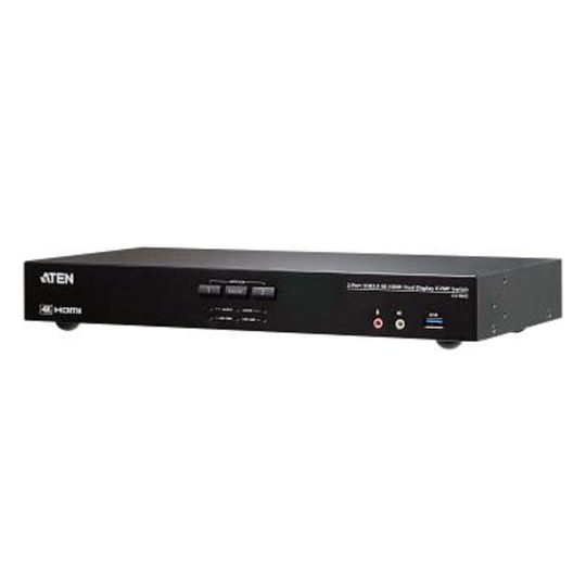 Aten CS1842-AT-E - 2-Port USB 3.0 4K HDMI Dual Display KVMP Switch