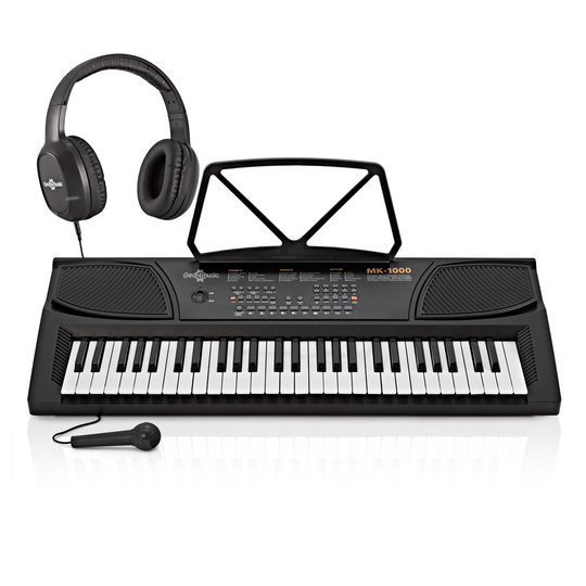 MK-1000 54-key Portable Keyboard by Gear4music - Starter Pack