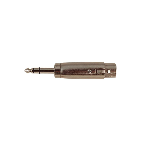 3 Pin XLR Female to 6.35 mm Stereo Plug Adaptor
