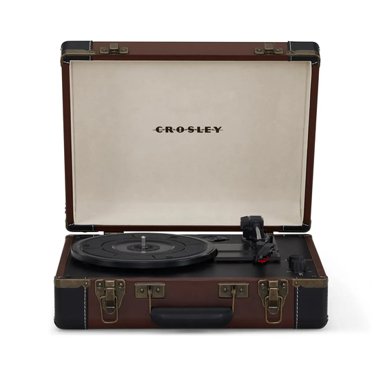 Crosley Portable Vintage Usb Bluetooth Brown Turntable