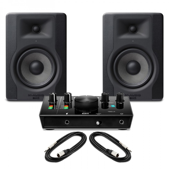 M-Audio AIR 192 4 Audio Interface and BX5-D3 Monitor Bundle